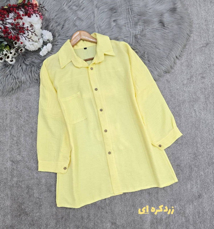 شومیز مانتویی مرسانا🌟 بارنگبندی و سایز بندی ⚡وبا کیفیت عالی 🌼والی ۲۳۰۷۹