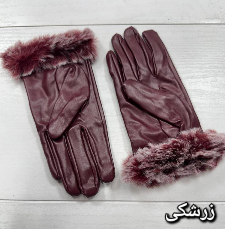 دستکش چرم زنانه 🌻با رنگ بندی و کیفیت عالی ✅ الیش1526