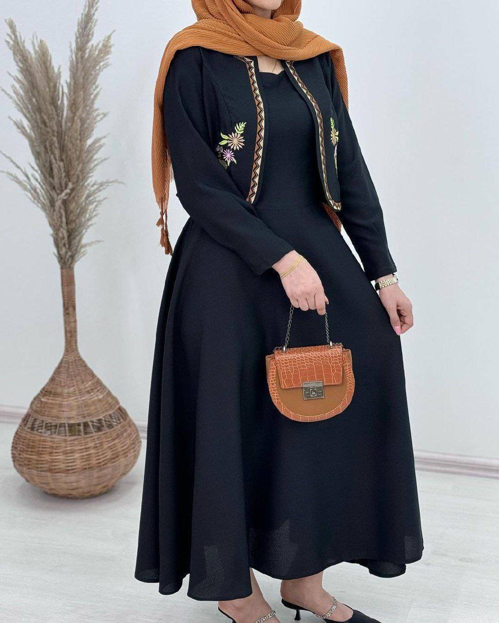 ست کت و سارافون همتا🌿با کیفیت عالی ✅ الیش9611