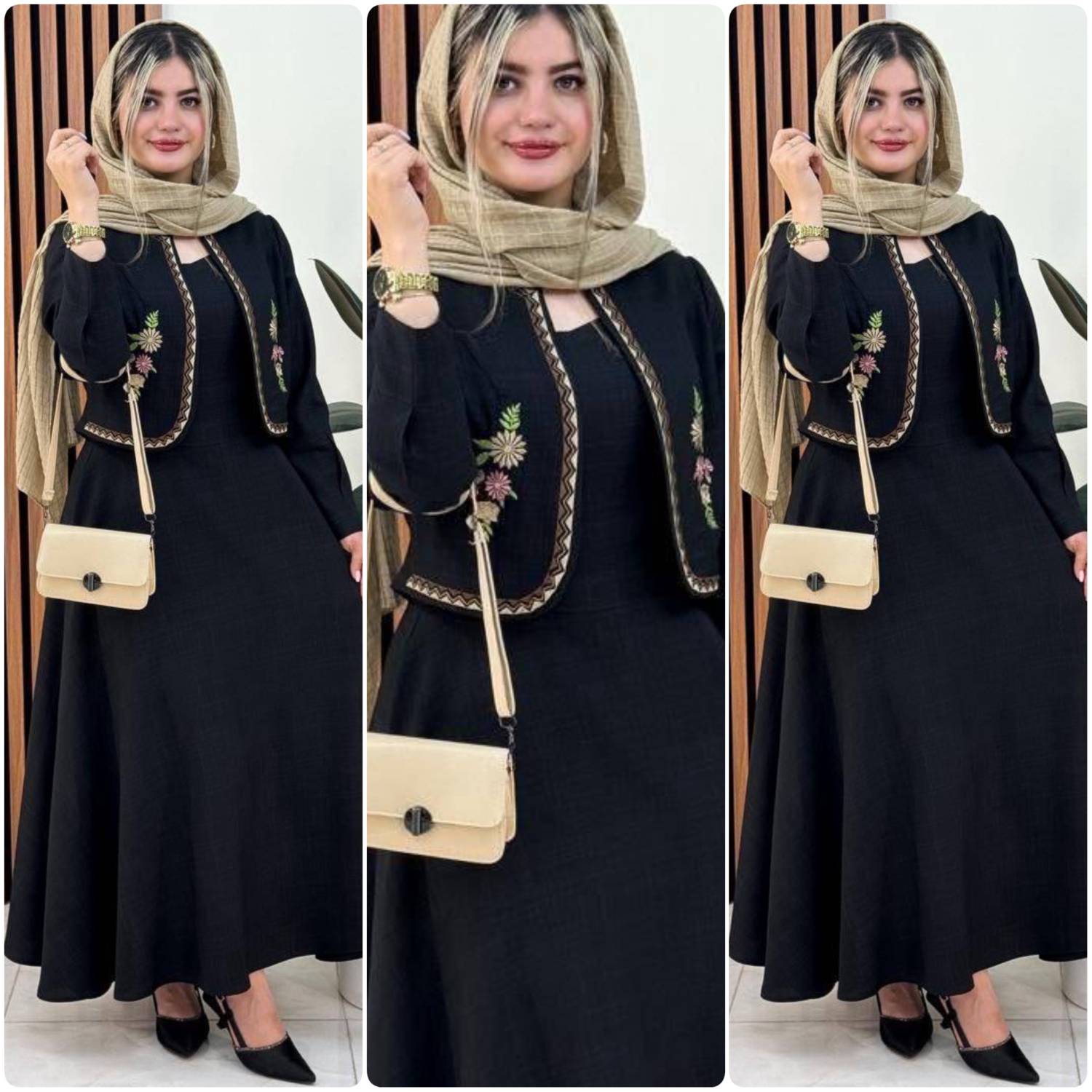 ست کت و سارافون همتا🌿با کیفیت عالی ✅ الیش9611