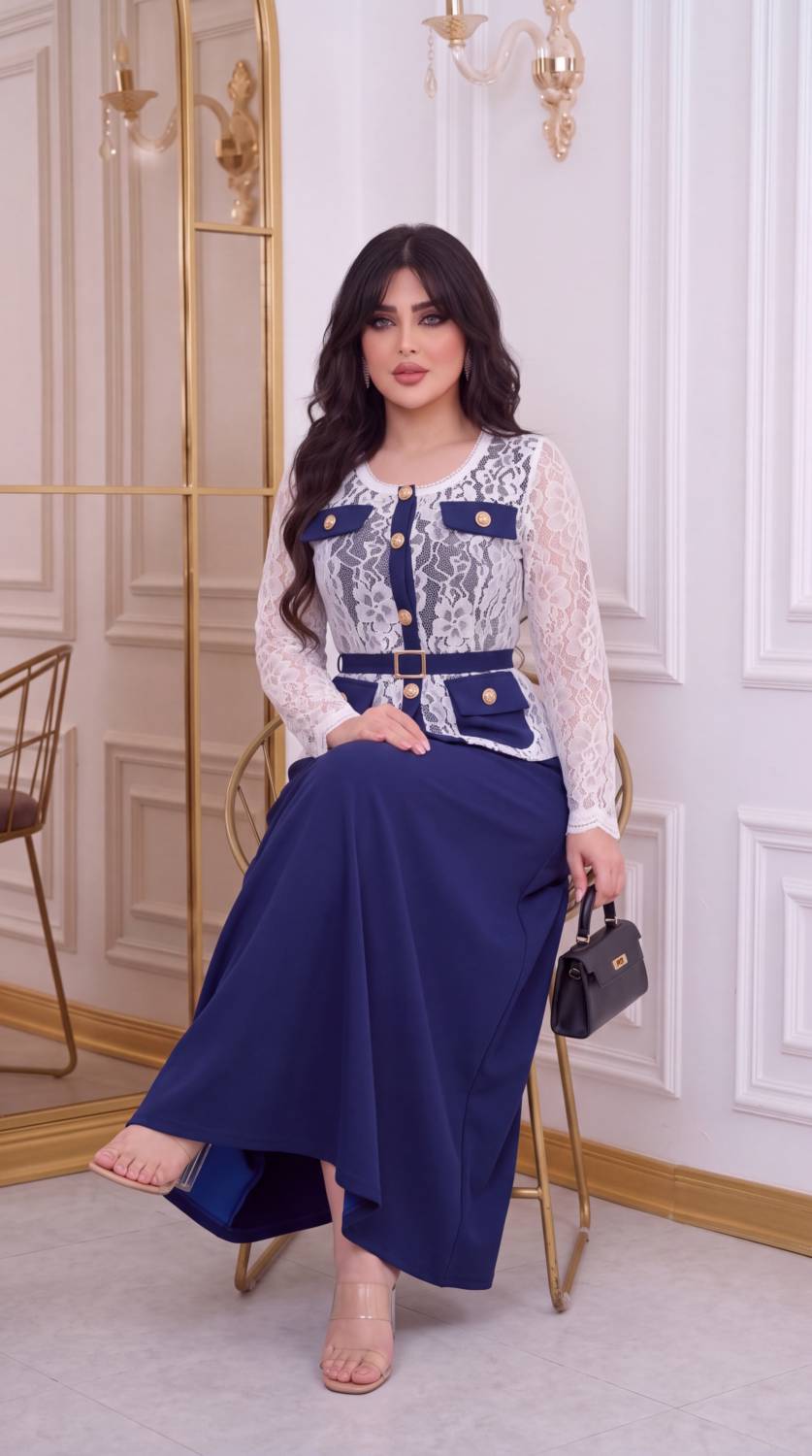 ست شومیز دامن مجلسی تور و مازراتی 😍✅کد 21973 ناز