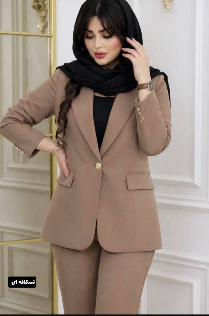 مانتو تک دکمه کایلی جنس مازراتی😍✅کد 9594 ناز