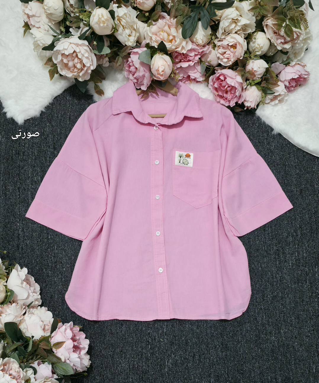 شومیز مانتویی شیدا جنس عالی😍👌🏻کد 22149 آرات