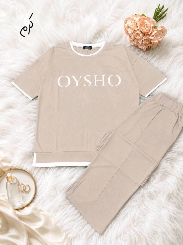 ست تیشرت شلوار اسپرت OYSHO دورس چهار فصل در رنگبندی 🥰🥰کد۱۵۸۰۳ دلتا