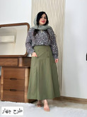 ست شومیز دامن گلبرگ🥰💕کد 7374 طاها