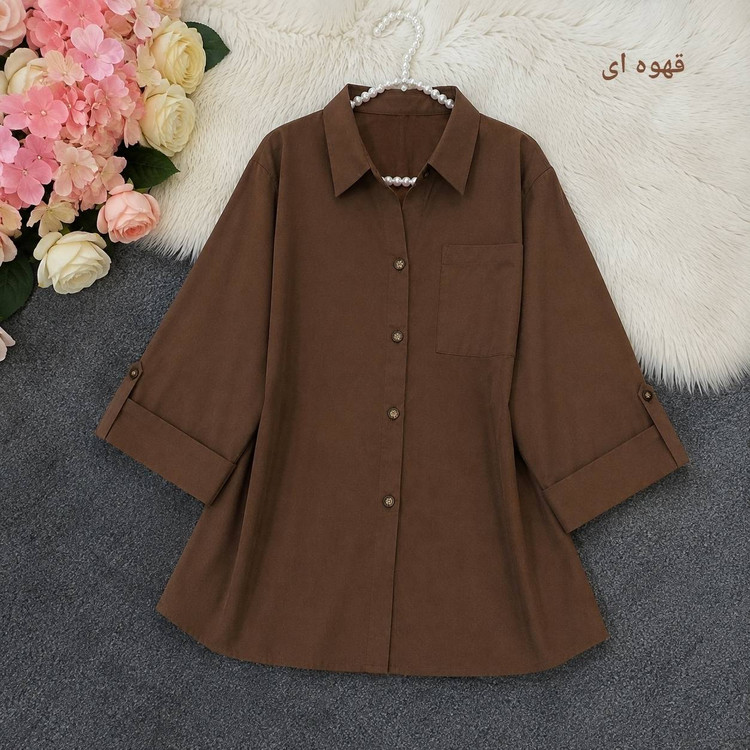 شومیز باکسی لینن درجه یک2367 🌿با کیفیت عالی ✅ تتیس22465