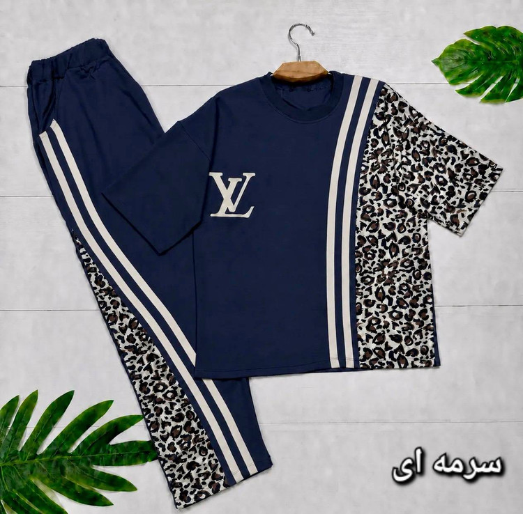 ست تیشرت و شلوار ترانه 🌿 با رنگبندی و کیفیت عالی ✅الیش22514