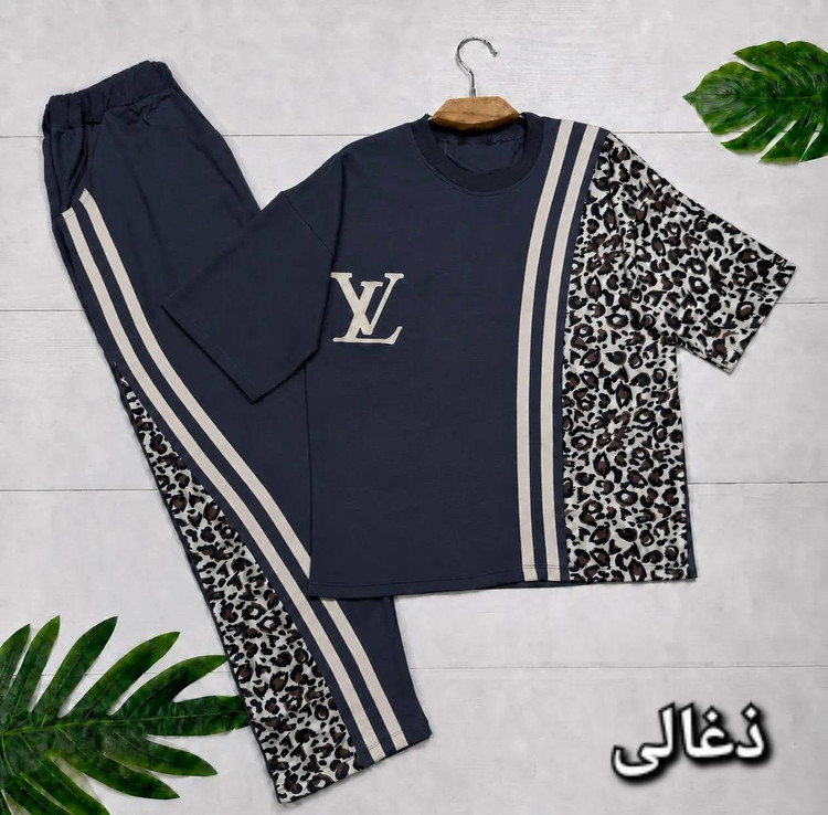 ست تیشرت و شلوار ترانه 🌿 با رنگبندی و کیفیت عالی ✅الیش22514