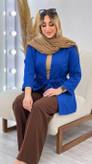 کت تک طرح گل 🌼با رنگ بندی و کیفیت عالی✅ ارغوان100690