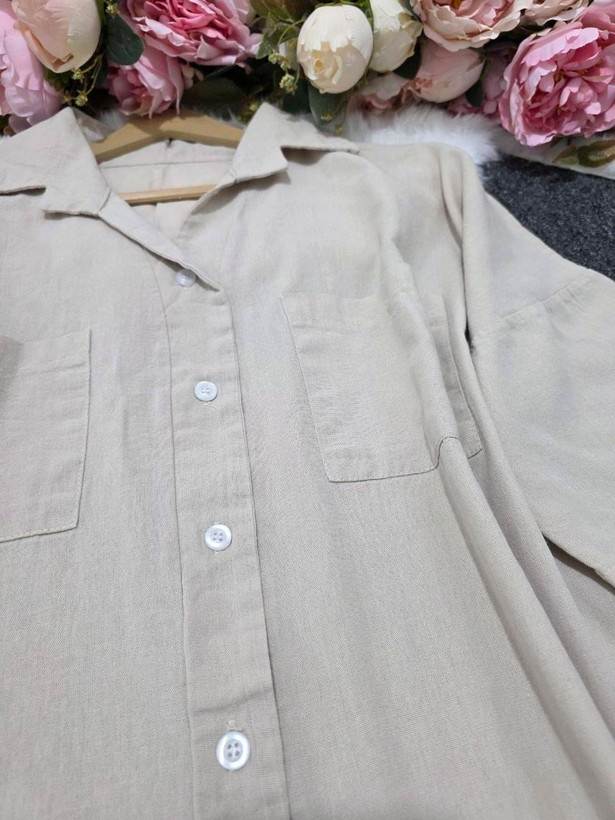 شومیز مانتویی ترانه با کیفیت پارچه عالی😍♥کد 22635 آرات