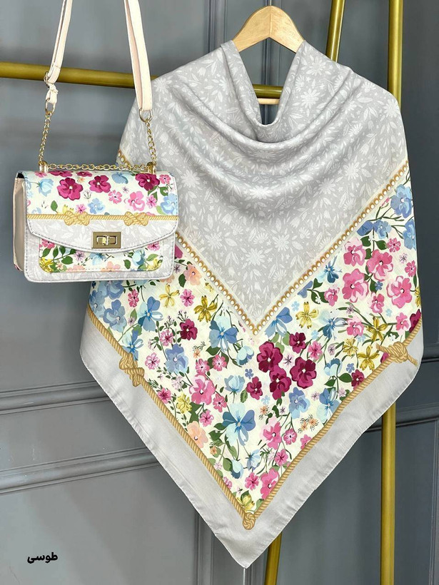 ست کیف روسری آنام🫀🦋کد 22504 ماه
