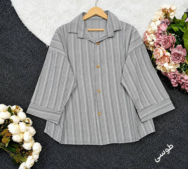 شومیز مانتویی سوگند با جنس مراکشی عالی😍♥کد 23233 باران