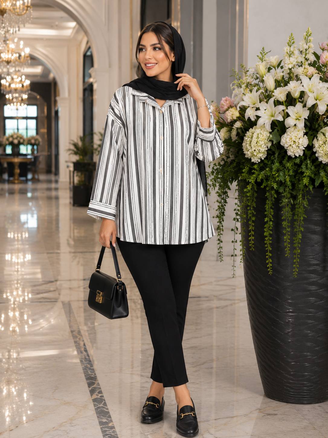 شومیز مانتویی سوگند با جنس مراکشی عالی😍♥کد 23233 باران
