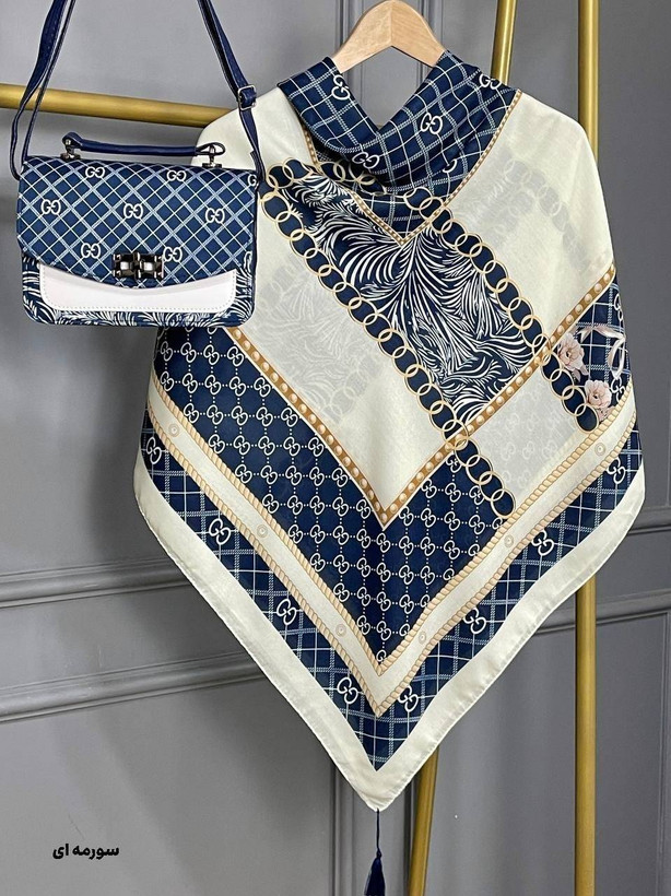 ست کیف و روسری گوچی پاپیون 🎀❤️کد 22570 ماه