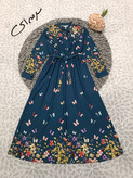 پیراهن گل و پروانه سوپر سافت با لطافت بالا در رنگبندی 🎀 🎀 کد ۲۳۲۳۵ دلتا