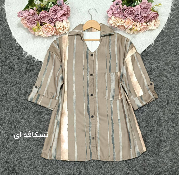 مانتو نسیم ۲۷۷ بوگاتی درجه یک تکرنگ 🌈 🌈 کد ۱۶۹۶۴ لیدی