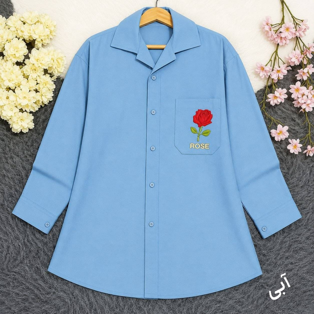 شومیز مانتویی رز ۲۴۱ لنین وارداتی ترک درجه یک در رنگبندی 😍 😍 کد ۱۴۰۷۶ لیدی