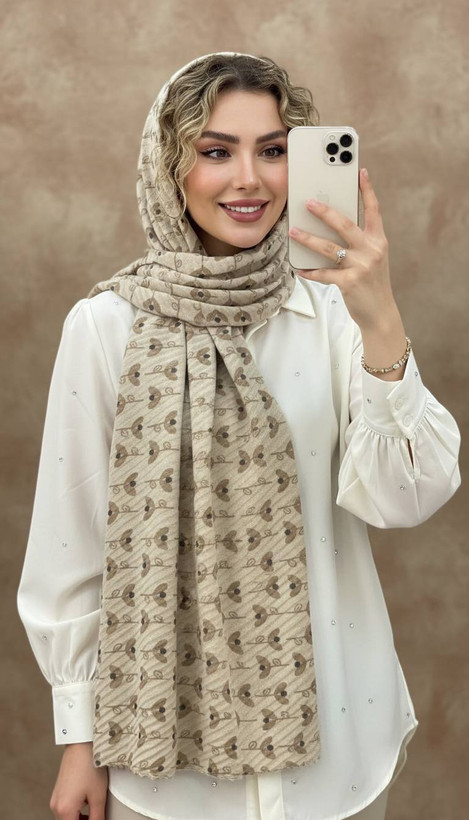 شال لاله ژاکارد پلیسه در رنگبندی 🥰🥰کد۷۷۳۹ ستشو