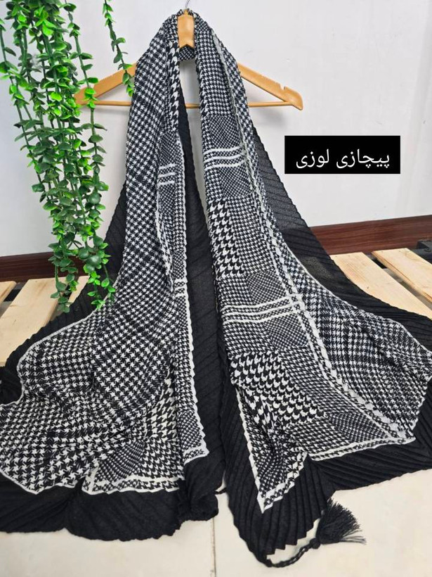 شال کالکشن بهار پلیسه ژاکارد در رنگبندی 😍😍کد۶۴۸۶ ستشو