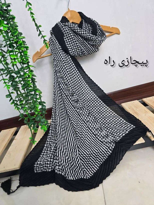 شال کالکشن بهار پلیسه ژاکارد در رنگبندی 😍😍کد۶۴۸۶ ستشو