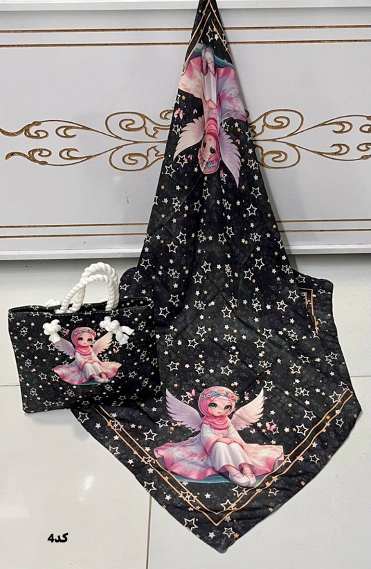ست کیف روسری بچگانه ❤️🫀کد 16860 ماه