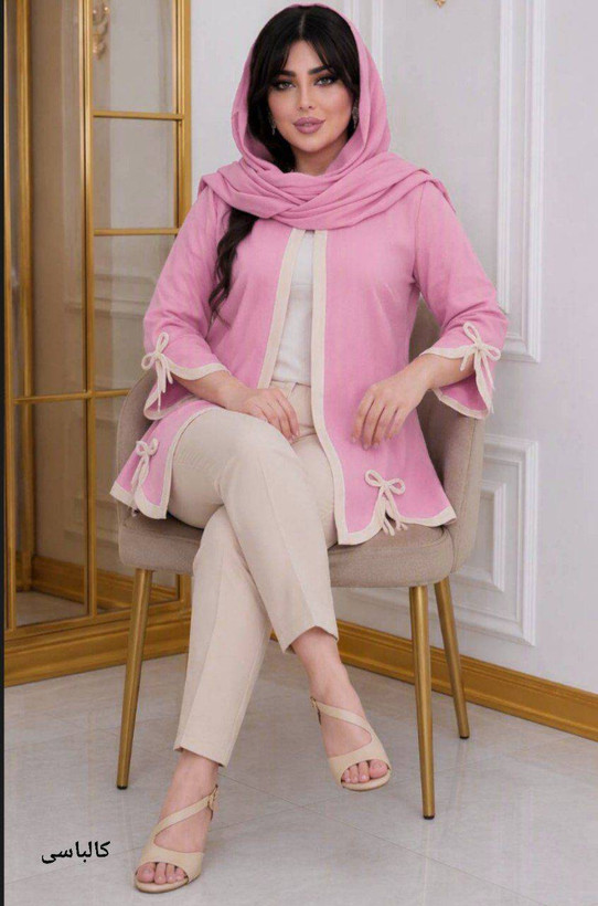 ست مانتو شلوار نجمه جنس مازراتی😍✅کد 22325 ناز