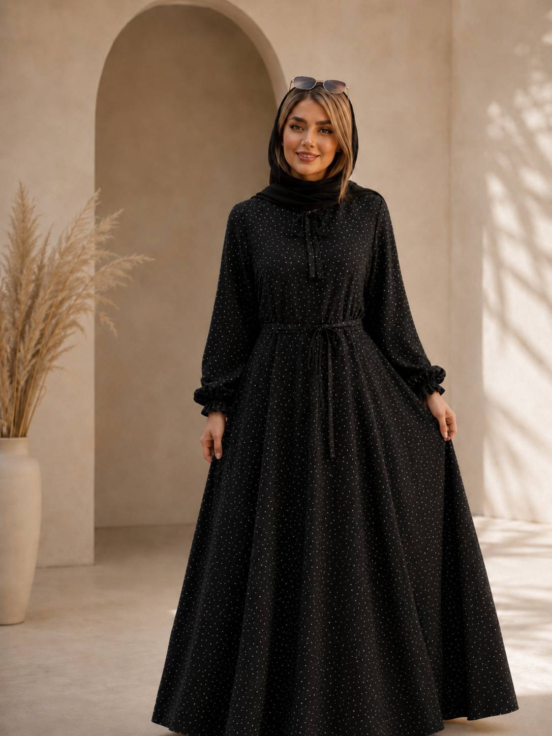 پیراهن قواره بزرگ خاتون جنس کرپ فلور در رنگبندی 😍😍کد۲۳۳۱۷ دلتا