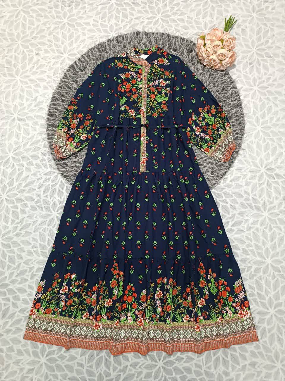 پیراهن قواره بزرگ بانو بوگاتی اعلا در رنگ بندی 🌈 🌈 کد ۲۳۳۲۶ دلتا