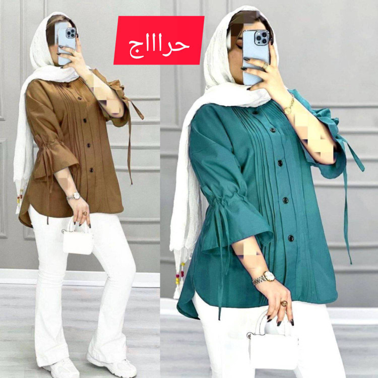 مانتو ترانه داکرون درجه یک در رنگ بندی 🌈 🌈 کد ۳۵۹۸ ستشو