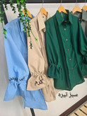 مانتو ترانه داکرون درجه یک در رنگ بندی 🌈 🌈 کد ۳۵۹۸ ستشو