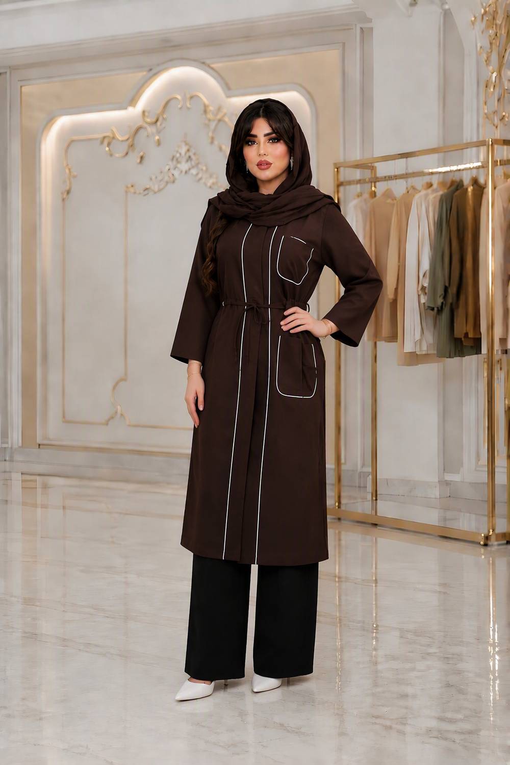 مانتو دانشجویی شیدا با رنگبندی🥰❤👌🏻کد 23332 ناز