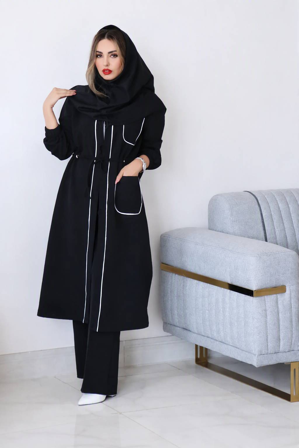 مانتو دانشجویی شیدا با رنگبندی🥰❤👌🏻کد 23332 ناز