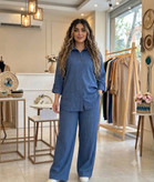 ست مانتو شلوار ساده با کیفیت عالی😍✅❤کد 22770 آرات