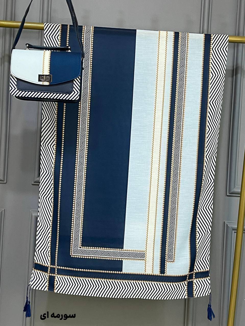 ست کیف و شال ورساچه تیبا ❤️🎀کد 23336 ماه