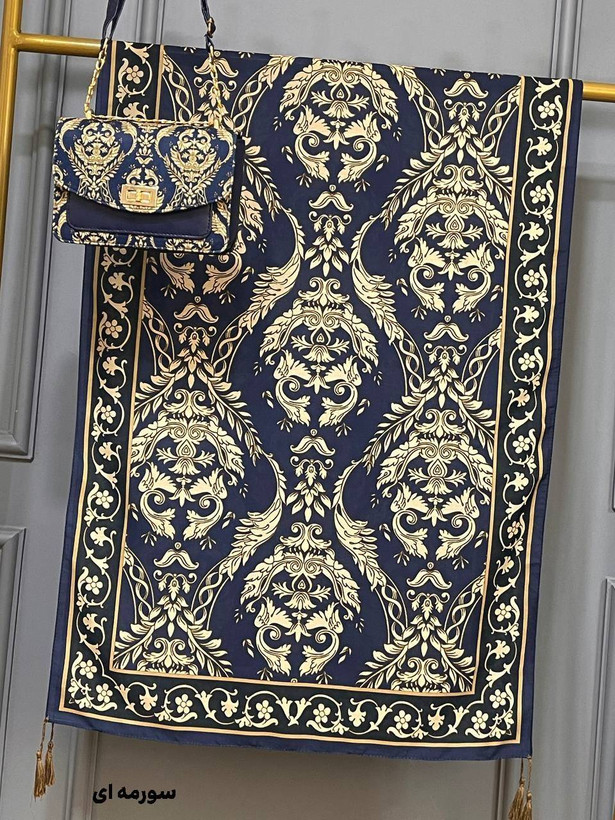 ست کیف و شال الیزابت ❤️🫀کد 23338 ماه