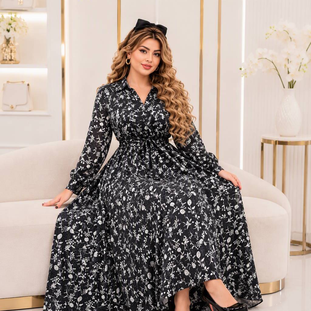 پیراهن حریر لمه دار شانی ❤️🎀کد23373 کلار