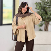 شومیز مانتویی سارا 🌹🫀کد 22415 کلار