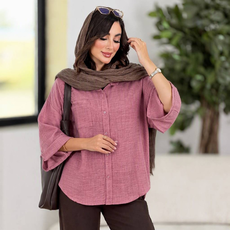 شومیز مانتویی سارا 🌹🫀کد 22415 کلار