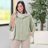 شومیز مانتویی سارا 🌹🫀کد 22415 کلار