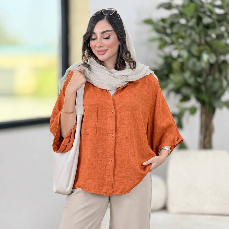 شومیز مانتویی سارا 🌹🫀کد 22415 کلار