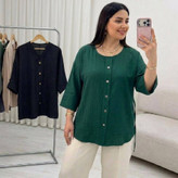 شومیز مانتویی در رنگ بندی زیبا و شیک 🫀🌹شهرزاد