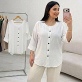 شومیز مانتویی در رنگ بندی زیبا و شیک 🫀🌹شهرزاد