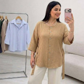 شومیز مانتویی در رنگ بندی زیبا و شیک 🫀🌹شهرزاد