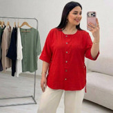 شومیز مانتویی در رنگ بندی زیبا و شیک 🫀🌹شهرزاد