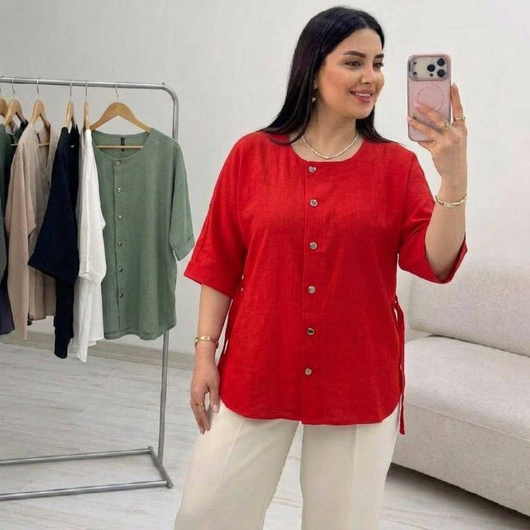 شومیز مانتویی در رنگ بندی زیبا و شیک 🫀🌹شهرزاد
