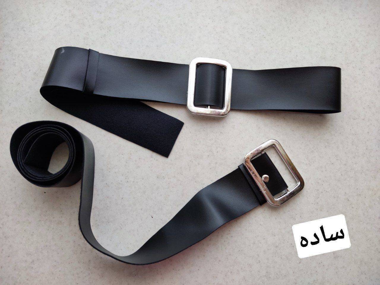 کمر بند چرم مصنوعی 🎀کد 7519 ترمه