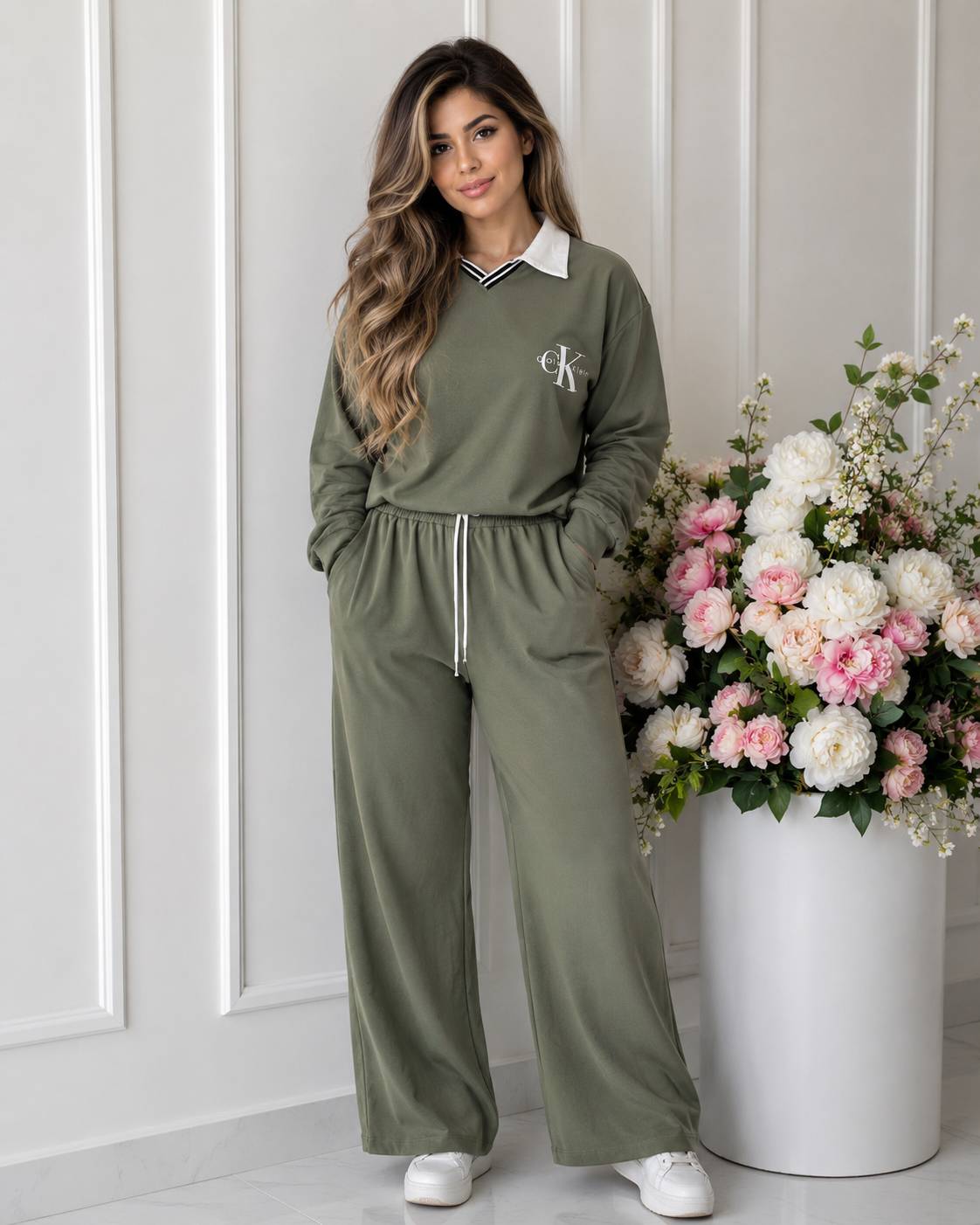 سو بلوز شلوار کلوین کالج گلکسی نخ پنبه با کیفیت در رنگ بندی 🌈 🌈 کد ۲۳۴۰۰ مدلند