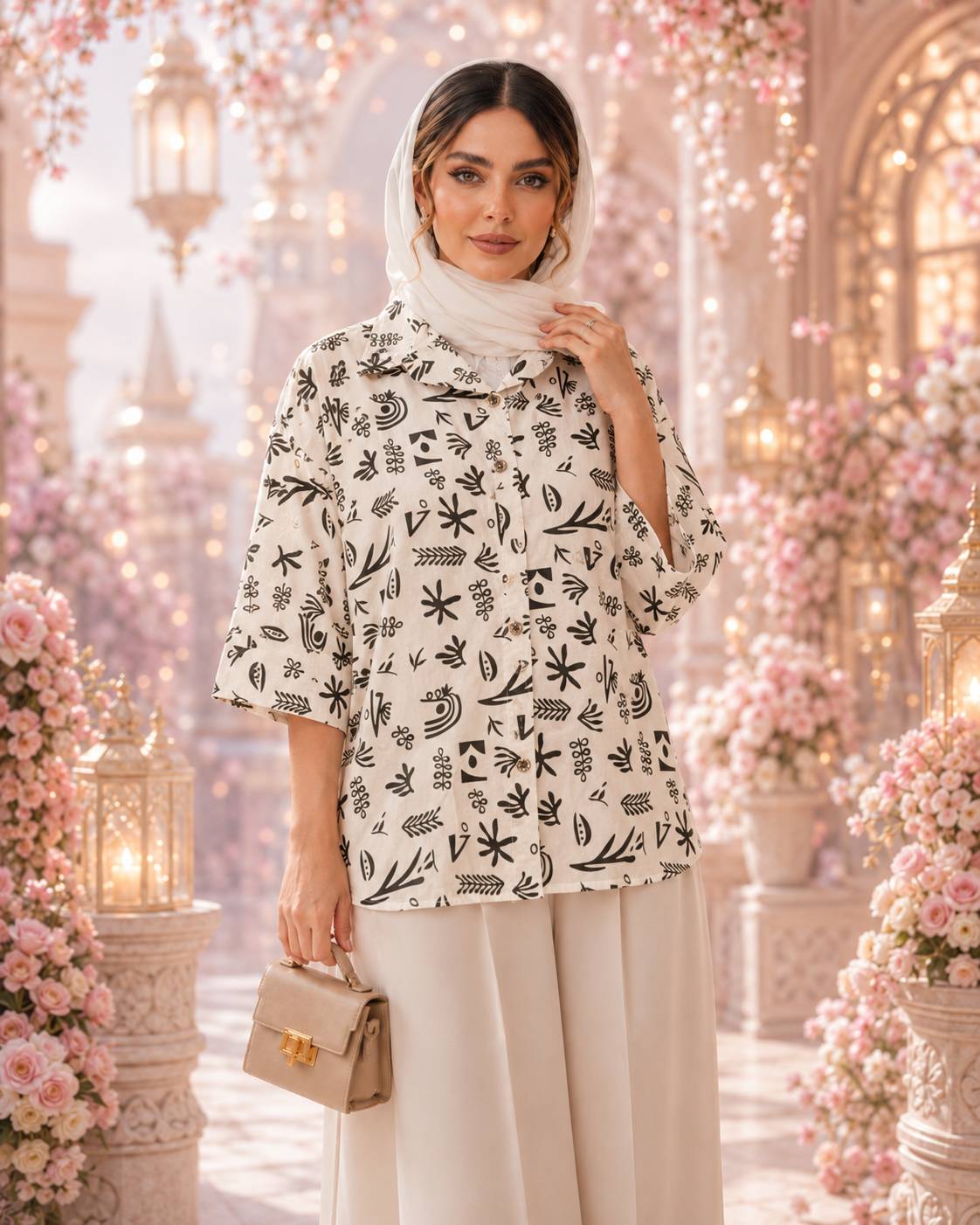مانتو طرح دار لنین با جنس عالی😎✅♥کد 23430 باران
