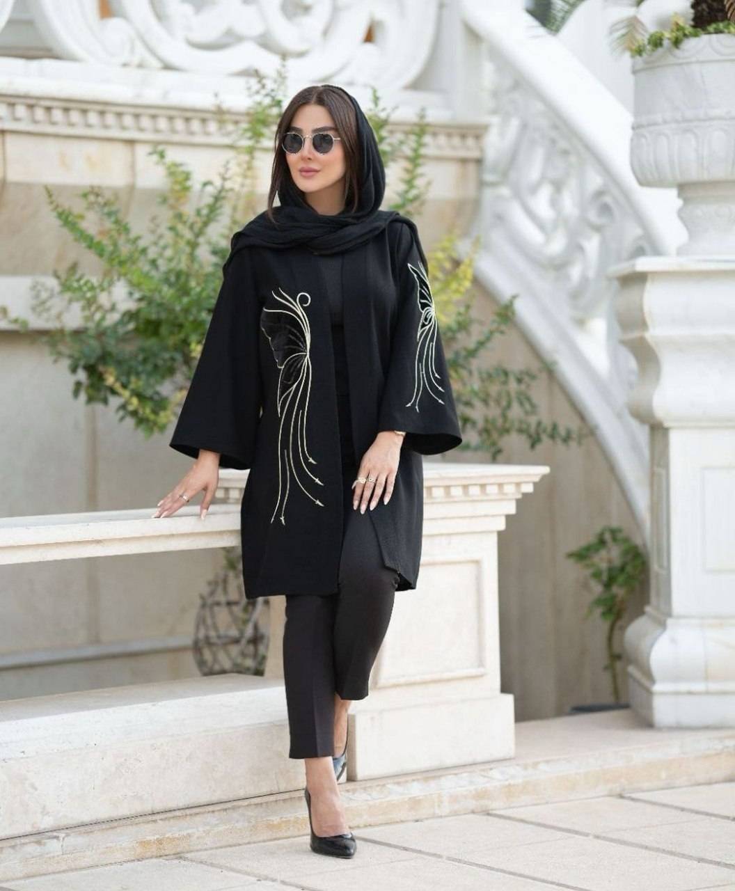 مانتو کتی پروانه🦋با کیفیت عالی ✅ والی6680