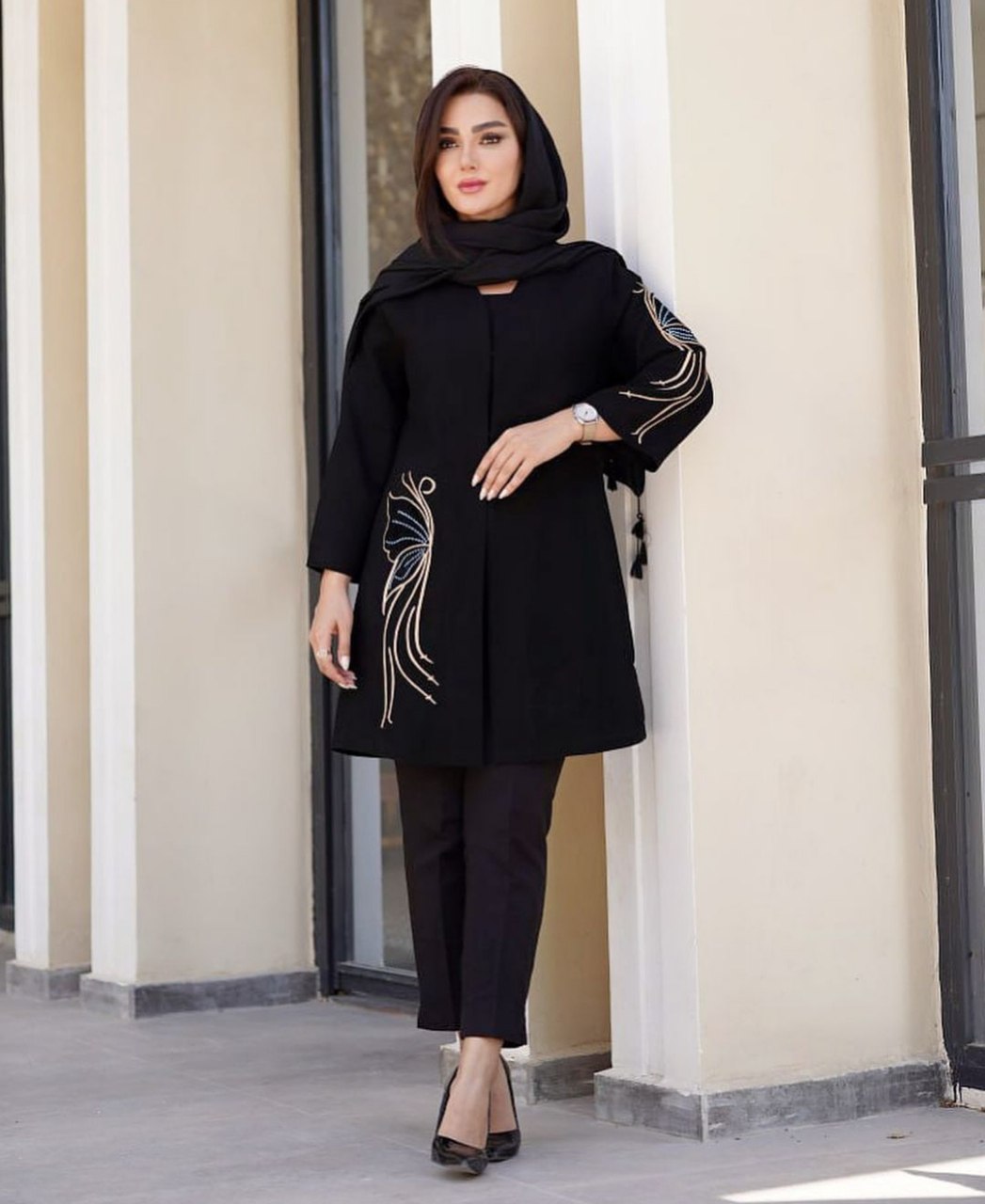مانتو کتی پروانه🦋با کیفیت عالی ✅ والی6680